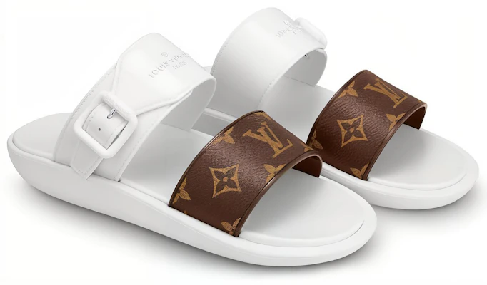 (W) Louis Vuitton Sunbath Ciabatte ''Bianche'' 1A66X3 Lookbook (W) Louis Vuitton Sunbath Ciabatte ''Bianche'' 1A66X3