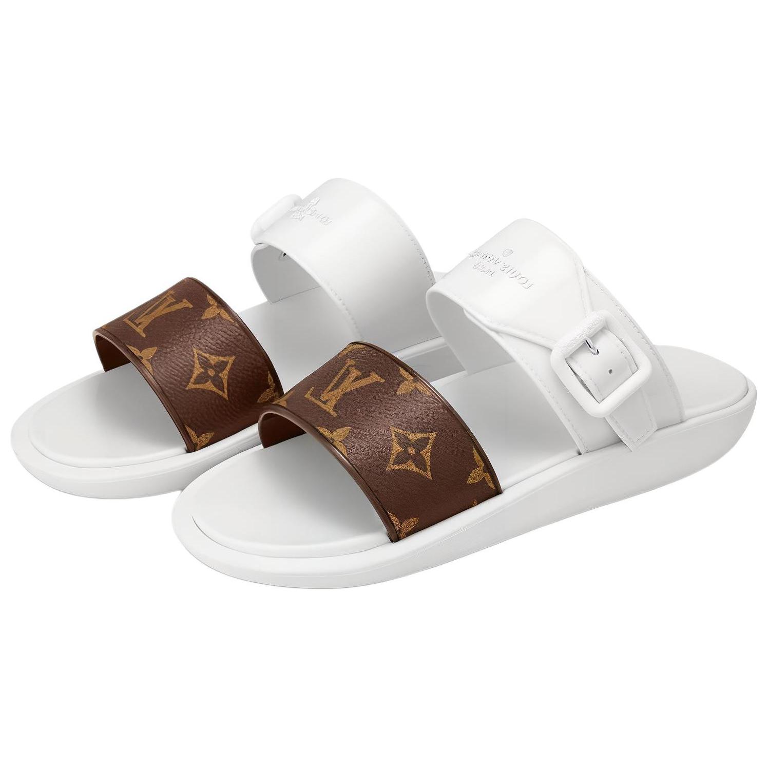Shop (W) Louis Vuitton Sunbath Ciabatte ''Bianche'' 1A66X3