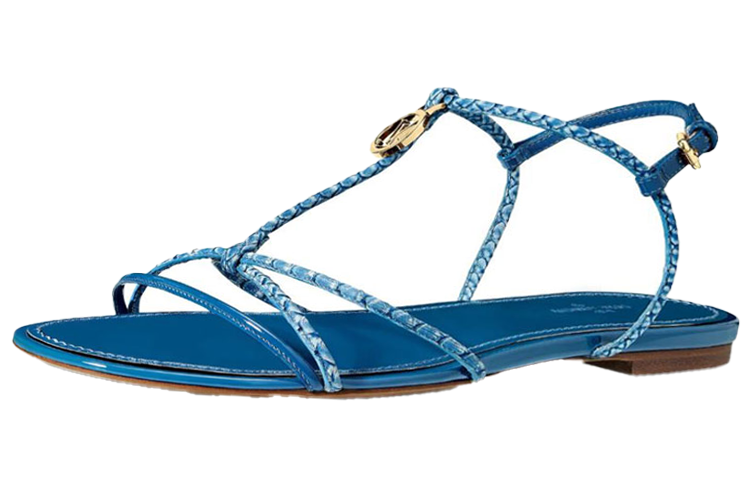 (Women) Louis Vuitton Sunseeker Flat Sandal 'Blue' 1A64S8