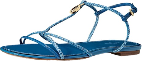 (Women) Louis Vuitton Sunseeker Flat Sandal 'Blue' 1A64S8 (Women) Louis Vuitton Sunseeker Flat Sandal 'Blue' 1A64S8