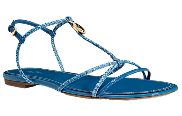 Order (W) Sandali Piatti Louis Vuitton Sunseeker ''Blu'' 1A64S8