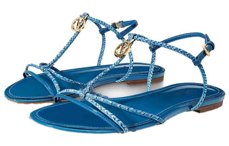 Lookbook (W) Sandali Piatti Louis Vuitton Sunseeker ''Blu'' 1A64S8