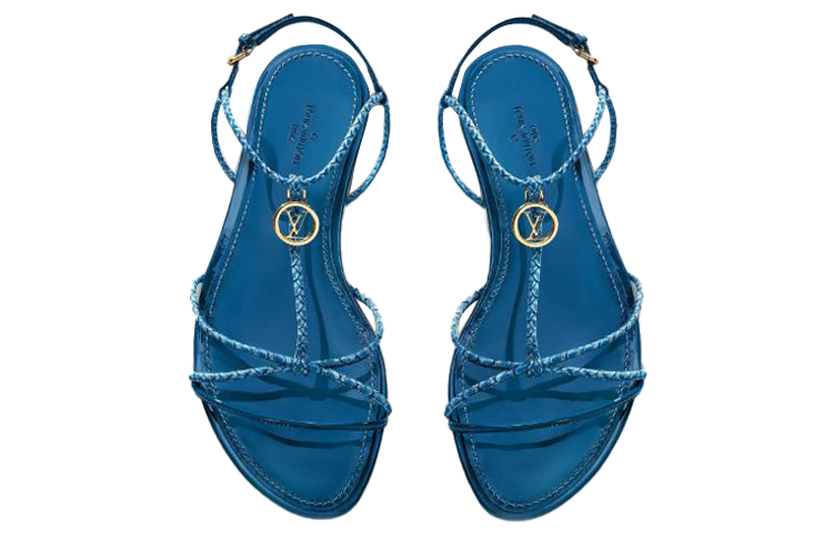 Purchase (W) Sandali Piatti Louis Vuitton Sunseeker ''Blu'' 1A64S8
