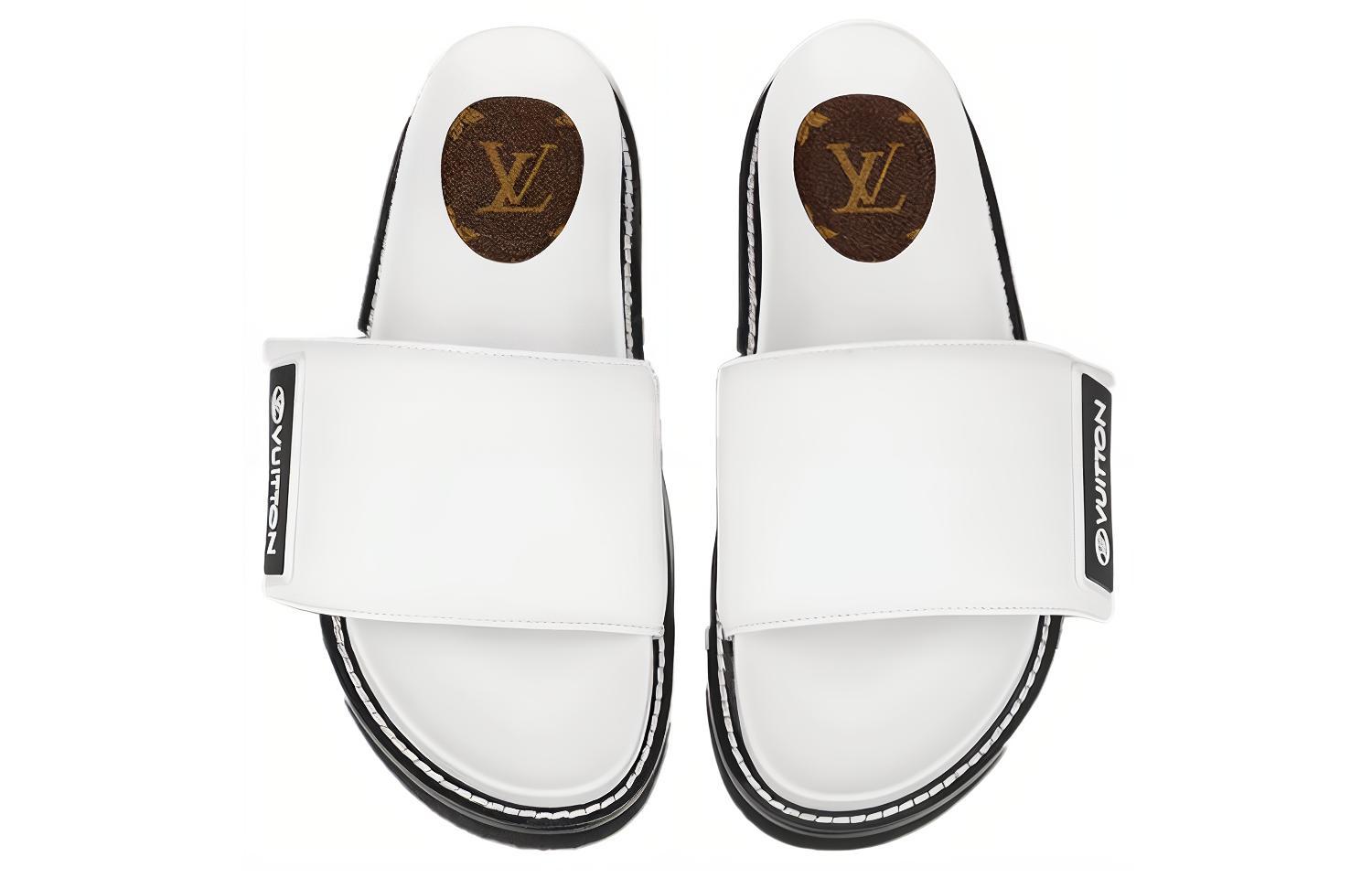 Lookbook (W) Sandal Nyaman Louis Vuitton Sunset 'Putih' 1A93SV