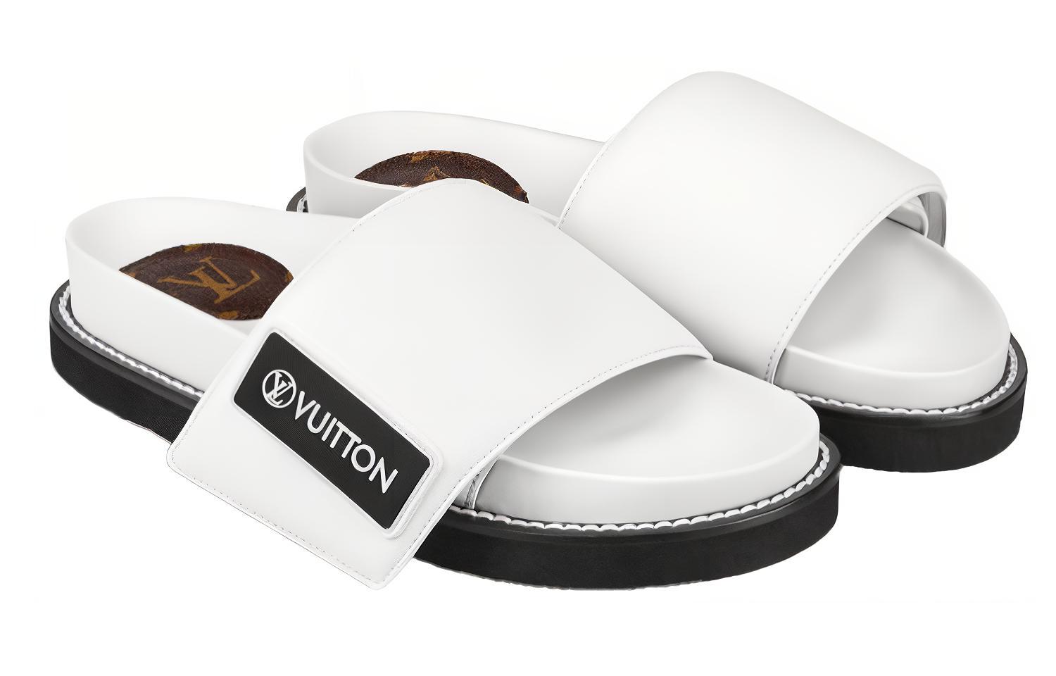 Shop (W) Sandal Nyaman Louis Vuitton Sunset 'Putih' 1A93SV