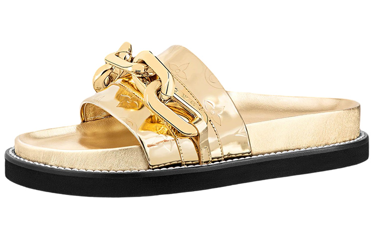 (Women) Louis Vuitton Sunset Mule 'Gold' 1A9SDY