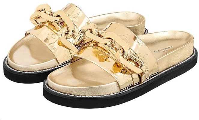 (Women) Louis Vuitton Sunset Mule 'Gold' 1A9SDY Lookbook (Women) Louis Vuitton Sunset Mule 'Gold' 1A9SDY