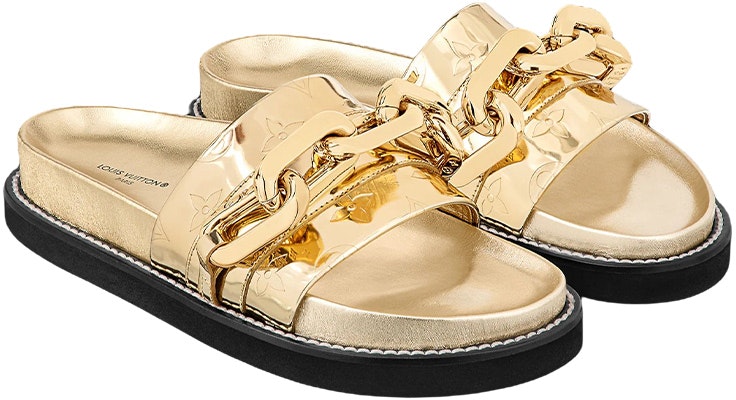 (Women) Louis Vuitton Sunset Mule 'Gold' 1A9SDY Shop (Women) Louis Vuitton Sunset Mule 'Gold' 1A9SDY