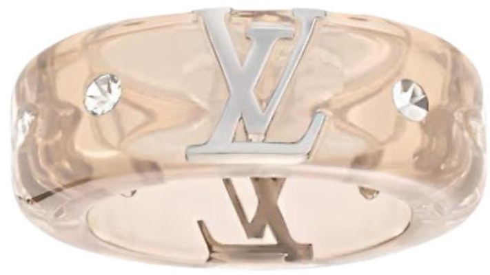 (Women) Louis Vuitton Sunset Resin Rhinestone Ring Orange M1701 Order (Women) Louis Vuitton Sunset Resin Rhinestone Ring Orange M1701