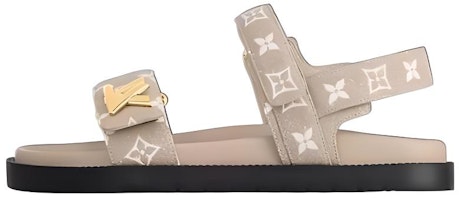 (Women) Louis Vuitton Sunset Sandal 'Simplified Comfort - Grey Brown' 1AC4OL (Women) Louis Vuitton Sunset Sandal 'Simplified Comfort - Grey Brown' 1AC4OL