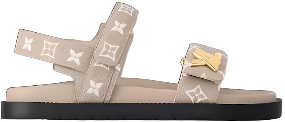 (Women) Louis Vuitton Sunset Sandal 'Simplified Comfort - Grey Brown' 1AC4OL Order (Women) Louis Vuitton Sunset Sandal 'Simplified Comfort - Grey Brown' 1AC4OL