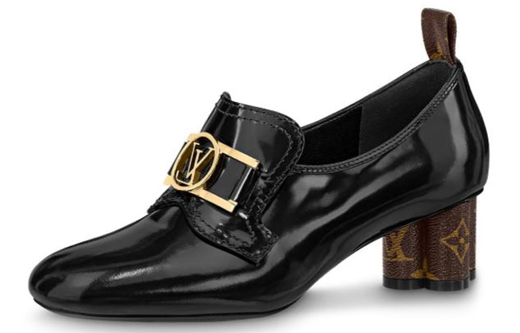 (Women) Louis Vuitton Swift 'Black Patent Calfskin High Heels' 1A7U83
