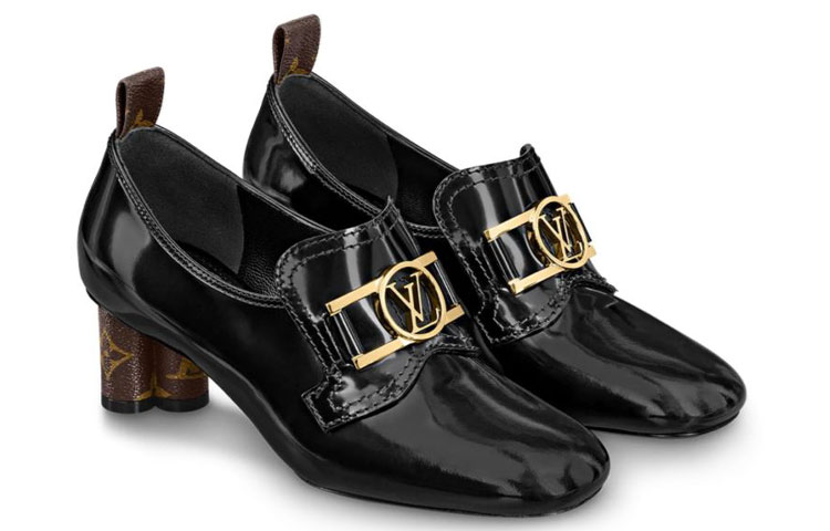 Shop (W) Louis Vuitton Swift ''Escarpins en Cuir Verni Noir'' 1A7U83