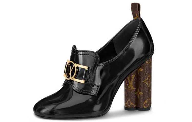 (Women) Louis Vuitton Swift 'Floral High Heel' Black 1A7U6J