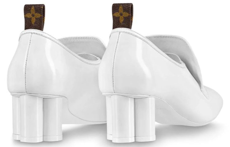 Purchase (W) Louis Vuitton Swift ''Witte Lakleren Puntige Hak Pumps'' 1A7UJD