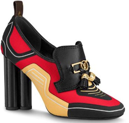 (W) Louis Vuitton Tumit Tinggi Swift 'Hitam Merah' 1A7TZO Order (W) Louis Vuitton Tumit Tinggi Swift 'Hitam Merah' 1A7TZO