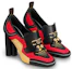 Shop (W) Louis Vuitton Talons Hauts Swift ''Noir Rouge'' 1A7TZO
