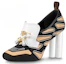 Buy (W) Escarpins Louis Vuitton Swift Loafer talons hauts ''Noir Blanc''. 1A7TYW