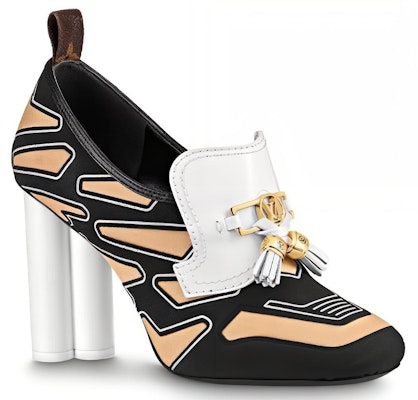 (W) Louis Vuitton Swift Loafer Tumit Tinggi 'Hitam Putih' 1A7TYW Order (W) Louis Vuitton Swift Loafer Tumit Tinggi 'Hitam Putih' 1A7TYW