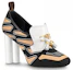 Order (W) Escarpins Louis Vuitton Swift Loafer talons hauts ''Noir Blanc''. 1A7TYW