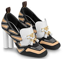 Lookbook 路易威登 Swift 皮革 時尚樂福高筒鞋 女款 黑白