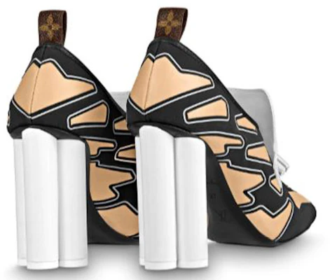 (W) Escarpins Louis Vuitton Swift Loafer talons hauts ''Noir Blanc''. 1A7TYW Shop (W) Escarpins Louis Vuitton Swift Loafer talons hauts ''Noir Blanc''. 1A7TYW