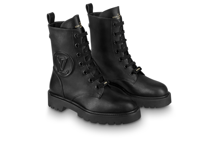 Lookbook (W) Louis Vuitton Territory 'Boots Kulit Hitam Tali' 1A94QM