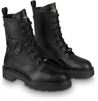 Lookbook (Women) Louis Vuitton Territory 'Black Leather Lace-Up Boot' 1A94QM