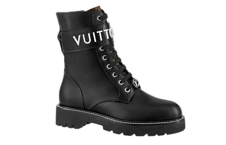 Order (W) Louis Vuitton Sepatu Bot Ankle Territory 'Hitam' 1A9HAJ
