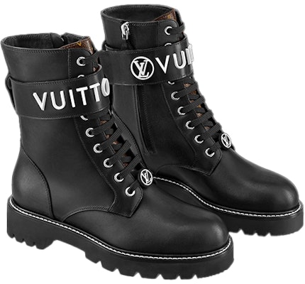 (Women) Louis Vuitton Territory Ankle Boots 'Black' 1A9HAJ Lookbook (Women) Louis Vuitton Territory Ankle Boots 'Black' 1A9HAJ