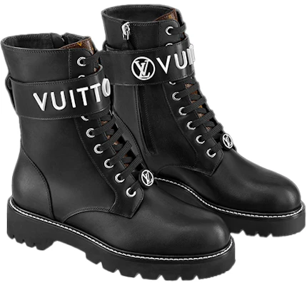 (W) Louis Vuitton Sepatu Bot Ankle Territory 'Hitam' 1A9HAJ Lookbook (W) Louis Vuitton Sepatu Bot Ankle Territory 'Hitam' 1A9HAJ