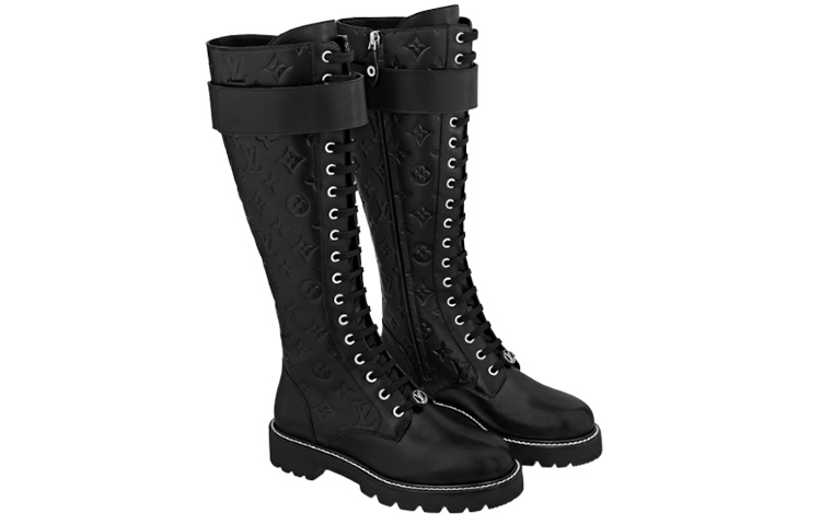 Lookbook (W) Boot Louis Vuitton Territory 'Hitam' 1ABUPL