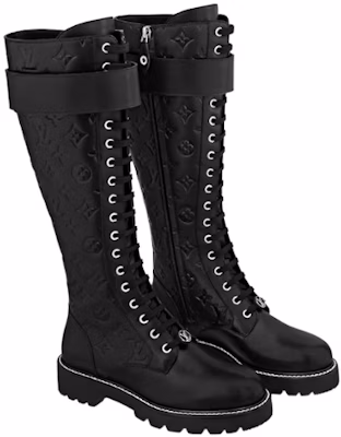 (Women) Louis Vuitton Territory Boot 'Black' 1ABUPL Lookbook (Women) Louis Vuitton Territory Boot 'Black' 1ABUPL