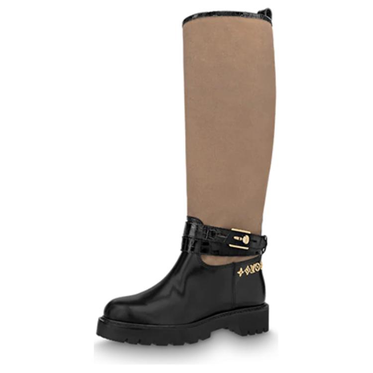(Women) Louis Vuitton Territory Boot 'Black Brown' 1A9CIA
