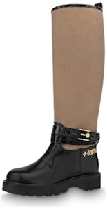 (W) ルイ・ヴィトン テリトリー ブーツ (黒茶) 1A9CIA Buy (W) ルイ・ヴィトン テリトリー ブーツ (黒茶) 1A9CIA