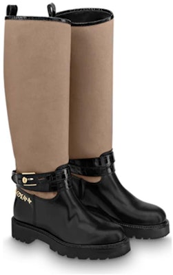 (Women) Louis Vuitton Territory Boot 'Black Brown' 1A9CIA Shop (Women) Louis Vuitton Territory Boot 'Black Brown' 1A9CIA