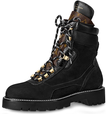 (Women) Louis Vuitton Territory Boot 'Black Leather Patchwork' 1A85Y4 Buy (Women) Louis Vuitton Territory Boot 'Black Leather Patchwork' 1A85Y4