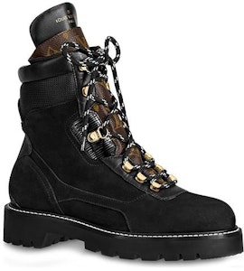 (W) 路易威登领地靴 '黑色皮革拼接' 1A85Y4 Order (W) 路易威登领地靴 '黑色皮革拼接' 1A85Y4