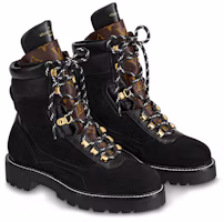Lookbook (Women) Louis Vuitton Territory Boot 'Black Leather Patchwork' 1A85Y4