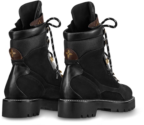 (Women) Louis Vuitton Territory Boot 'Black Leather Patchwork' 1A85Y4 Shop (Women) Louis Vuitton Territory Boot 'Black Leather Patchwork' 1A85Y4