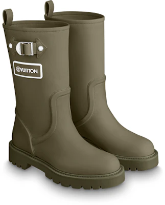 (W) Louis Vuitton But Kasut Territory 'Khaki Hijau' 1A9H99 Lookbook (W) Louis Vuitton But Kasut Territory 'Khaki Hijau' 1A9H99