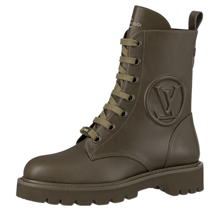 (Women) Louis Vuitton Territory Boot 'Military Green' 1A94RC
