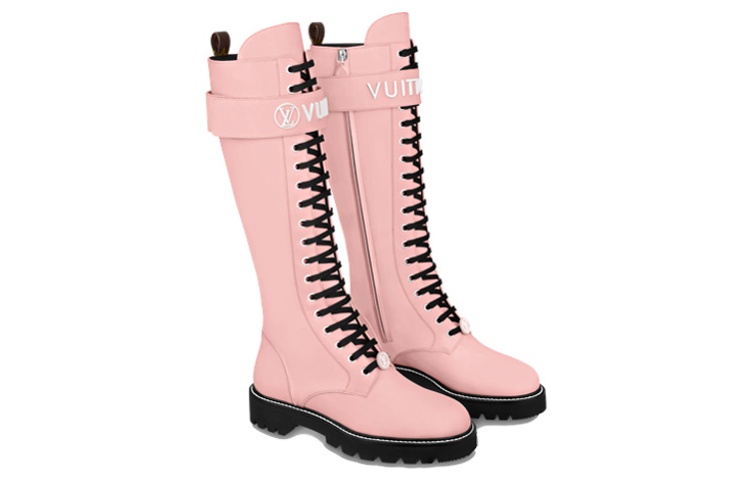 Lookbook (W) But Louis Vuitton Territory 'Pink Leather' Boot 1A9QAT