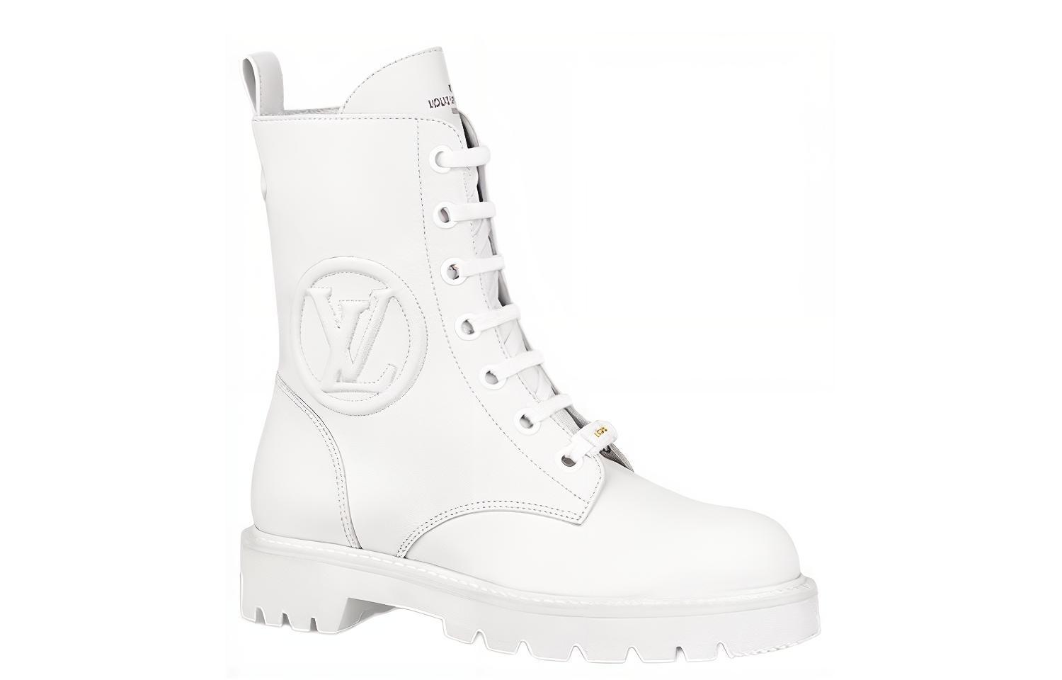 Order (W) Louis Vuitton Sepatu Boot Territory 'Putih' 1A94Q3