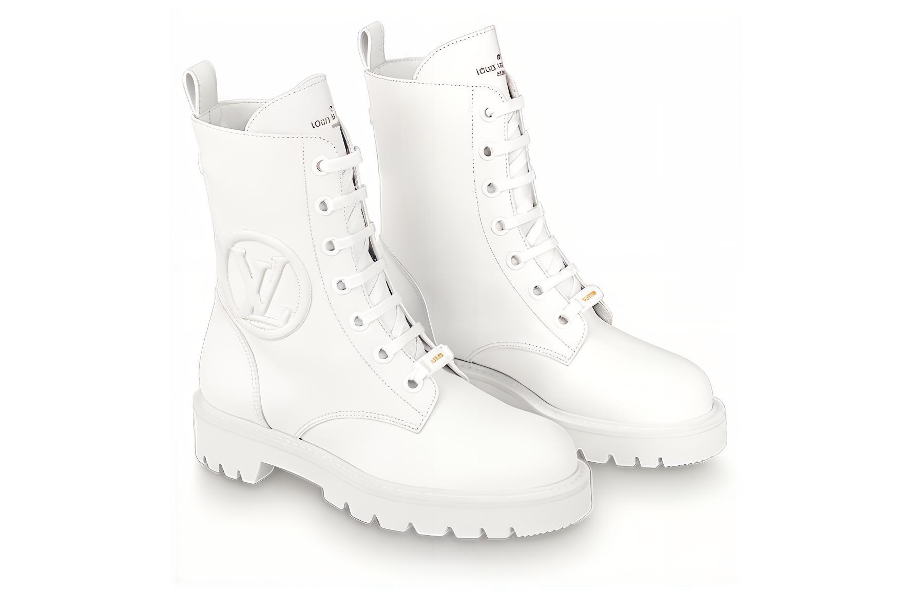 Lookbook (W) Louis Vuitton Sepatu Boot Territory 'Putih' 1A94Q3