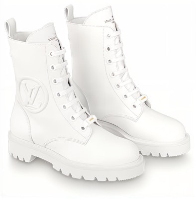 (Women) Louis Vuitton Territory Boot 'White' 1A94Q3 Lookbook (Women) Louis Vuitton Territory Boot 'White' 1A94Q3