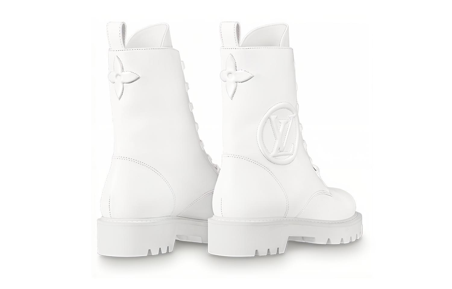 Shop (W) Louis Vuitton Sepatu Boot Territory 'Putih' 1A94Q3