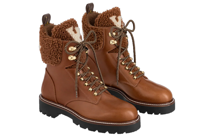 Order (W) Louis Vuitton Sepatu Boot 'Kuning' Territory 1A95JD