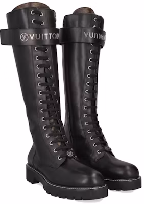 (Women) Louis Vuitton Territory Boots 'Black Leather' 1AAE47 Lookbook (Women) Louis Vuitton Territory Boots 'Black Leather' 1AAE47