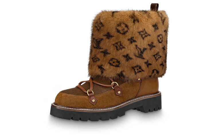 (Women) Louis Vuitton Territory Boots 'Brown' 1A5LRO